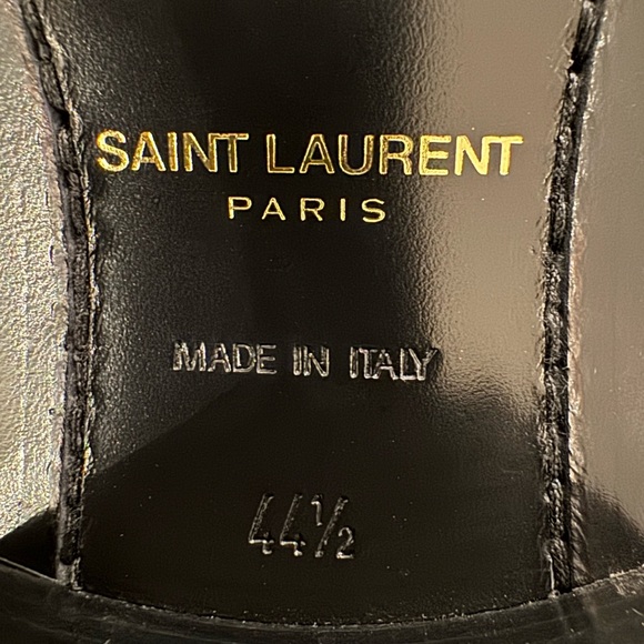 SOLD!!! SAINT LAURENT PARIS Chelsea Boots 44.5 (11.5 USA) like new - AUTHENTIC 💯 - Picture 10 of 10